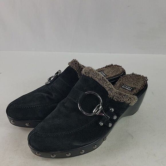 Stuart Weitzman Slip-on Mule Heeled Women's Clogs - Picture 7 of 15